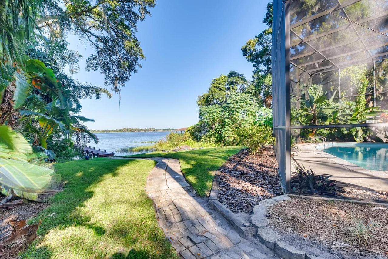 Spacious Lakefront House With Pool, Hottub, & Boating Orlando Exteriör bild